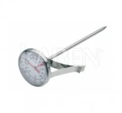 Kitchen Craft Termometr do mleka z klipsem srebrny KCMILKTH - Pozostałe akcesoria kuchenne - miniaturka - grafika 2