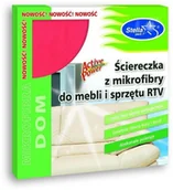 Ściereczki, gąbki, czyściki - Stella ŚCIERECZKA Z MIKROFIBRY DO MEBLI I RTV CZERWONA 1szt - miniaturka - grafika 1