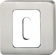 Szyldy i rozety - VDS Rozeta kwadratowa KLUCZ R62 NIKIEL SATYNA 39-0111 - miniaturka - grafika 1