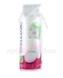 Cleanic Pure Effect, płatki kosmetyczne kwadratowe, 50 szt. - Waciki, płatki i patyczki kosmetyczne - miniaturka - grafika 2