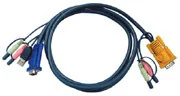 Aten kabel 2L-5303U 3M USB KVM Audio 2L-5303U - Adaptery i przejściówki - miniaturka - grafika 2