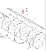 Części i akcesoria do maszyn rolniczych - CNH PODKŁADKA POD CEPY 80394630 - 86625256 - miniaturka - grafika 1