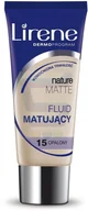 Podkłady do twarzy - Lirene Nature Matte Fluid matujący nr 15 Opalony 30ml - miniaturka - grafika 1