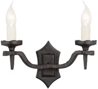 Lampy ścienne - Elstead Lighting Kinkiet Rectory RY 2 B 2 RY2B Czarny - miniaturka - grafika 1