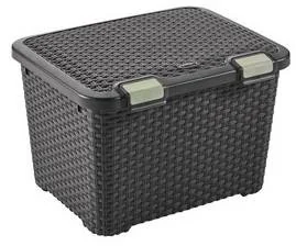 CURVER Pojemnik RATTAN STYLE 43 L 49,5 x 33 x 39,7 cm CURVER - Pudła i pojemniki do przechowywania - miniaturka - grafika 2