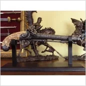 Repliki - broń - Hiszpania OKAZAŁY Pistolet POJEDYNKOWY Z XVIII - miniaturka - grafika 1