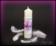 Świece - Magoi Agni Świeca Archanielska - ARCHANIOŁ ARCHANIOŁ GABRIEL drim22 - miniaturka - grafika 1