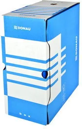 Donau Pudło archiwizacyjne , karton, A4/155mm, niebieskie 7663301FSC-10 - Pudła i kartony archiwizacyjne - miniaturka - grafika 2