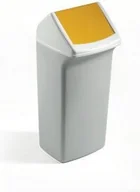 Kosze na śmieci - Durable DURABIN 40 SQUARE pojemnik 40L, prostokątny, szary - miniaturka - grafika 1