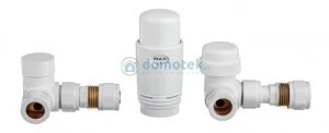 Invena Zawory termostatyczne osiowe białe z głowicą termostatyczną CD-25-B15 ! - Zawory i kraniki - miniaturka - grafika 2