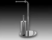 Akcesoria do wc - Gedy WINNY STOJAK na papier toaletowy ZE SZCZOTKĄ WC 2832 - miniaturka - grafika 1