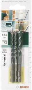 Bosch zestaw uniwersalnych SDS-Quick 2609256918 O= 5/6/8 mm 3 szt. - Wiertła - miniaturka - grafika 3