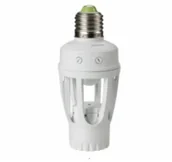 Oprawy, klosze i abażury - düwi OPRAWKA E27 Z WBUDOWANYM CZUJNIKIEM RUCHU 360ST 25376 - miniaturka - grafika 1