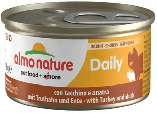 Almo Nature Daily Menu Kawałki wołowiny - Puszka 85g - Mokra karma dla kotów - miniaturka - grafika 2