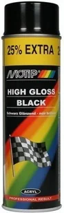 Motip Lakier Akrylowy Czarny Połysk 500ml - Farby i lakiery w sprayu - miniaturka - grafika 3