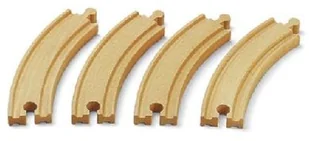 Brio Długie zakręty,170 mm, 4 szt. 33342 - Zabawki interaktywne dla dzieci - miniaturka - grafika 2