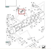 Części i akcesoria do maszyn rolniczych - CNH ZESTAW CEPÓW DO CR NA PRAWY ROTOR (3SZT W KPL) 84050520 - miniaturka - grafika 1