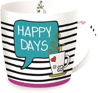 Kubki - Nuova Cer Porcelanowy kubek w blaszanym pudełku R2S Have Fun 217 HADA - miniaturka - grafika 1