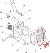 Części i akcesoria do maszyn rolniczych - CNH KLOCEK HAMULCOWY NEW HOLLAND 5158942 - 5104774 - 5127507 - 5158123 - miniaturka - grafika 1