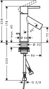 Hansgrohe Axor Starck CoolStart 10007000 - Baterie umywalkowe - miniaturka - grafika 2