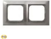 Klawisze i ramki - Ospel Impresja Modul Metalik Ramka Podwójna R-2Y/23 - miniaturka - grafika 1