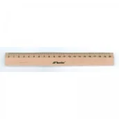 Linijki, ekierki - Leniar Linijka drewniana 20cm 30061 - miniaturka - grafika 1