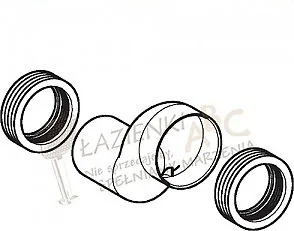 Geberit Złącze do adaptacji odpływu do systemu natynkowego Monolith - Łączniki, trójniki, kształtki - miniaturka - grafika 2