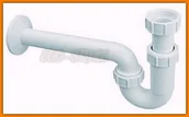 Syfony - McAlpine Syfon umywalkowy rurowy 5/4"x32mm bez spustu (HC4PF-32) - miniaturka - grafika 1