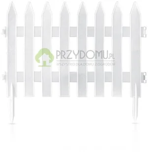 Prosperplast Płotek GARDEN CLASSIC 3,5 m biały - Ogrodzenia - miniaturka - grafika 3