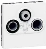 Gniazdka elektryczne - Legrand 078786 MOSAIC 2 MODUŁY GNIAZDO TV_RD_SAT - miniaturka - grafika 1