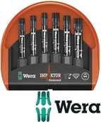 Klucze i nasadki - Wera Zestaw 6 bitów Imapktor Mini-Check DC 50 mm TX 05057693001 - miniaturka - grafika 1