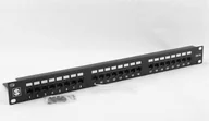 Szafy rack - NetRack patchpanel wyposażony 19 24-porty kat 5e UTP LSA z półką 104-01 - miniaturka - grafika 1