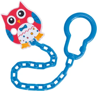 Canpol babies Łańcuszek klips zawieszka do smoczka SOWA 10/876 - Akcesoria do smoczków - miniaturka - grafika 2