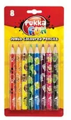 Przybory szkolne - Pukka Pad Kredki Jumbo 8 kolorów PADS - miniaturka - grafika 1