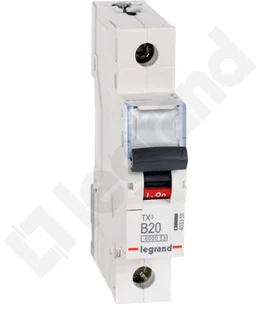 Legrand Wyłącznik nadprądowy S 301 B 20 1P 20 A 6 kA - 403358 - Wyłączniki światła i elektryczne - miniaturka - grafika 2
