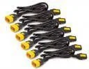 APC Power Cord Kit (6 ea), Locking, C13 to C14, 0.6m AP8702S-WW - Zasilacze awaryjne UPS - miniaturka - grafika 3