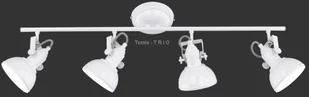 Trio Plafon LAMPA sufitowa GINA R80154001 industrialna OPRAWA metalowa listwa reflektorki loft białe - Lampy sufitowe - miniaturka - grafika 8