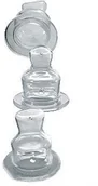 Smoczki do butelek - NIP Silikonowy smoczek do butelki z zaworem rozm. 2 (mleko) 33007 - miniaturka - grafika 1