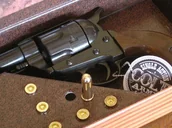 Repliki - broń - Hiszpania CUDNY COLT PEACE MAKER Z 1873 ROKU W PUDLE - NABOJE REPLIKA BRONI - miniaturka - grafika 1