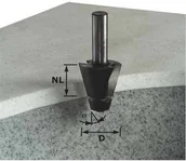 Frezy - Festool Frez do fazowania, HW D33,54/15° ss S12 492665 - miniaturka - grafika 1
