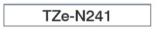 Brother Oryginał Taśma 18mm/8m biała z czarnym nadrukiem TZEN241 - Akcesoria do kas i terminali - miniaturka - grafika 2
