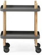 Ławy i stoliki kawowe - Normann Copenhagen Stolik Block Szary 602205 - miniaturka - grafika 1