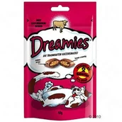 Suplementy i witaminy dla kotów - Dreamies Przysmaki Dla Kota 180 G Łosoś 3 X 180 G - miniaturka - grafika 1