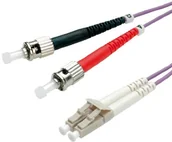 Kable miedziane - Value 50/125m OM4 LC/ST 10 m Fioletowy 21998778 - miniaturka - grafika 1
