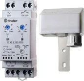 Sterowniki i przekaźniki - Finder Wyłącznik zmierzchowy 1NO+1CO 12A 230V AC 11-42-8-230-0000 - miniaturka - grafika 1