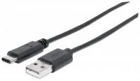 Manhattan Kabel Usb Usb 2.0 Mic-c/a M/M 1m, czarny - Kable komputerowe i do monitorów - miniaturka - grafika 3