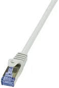 Kable - Logilink Patchcord Cat.6A 10G S/FTP PIMF PrimeLine7.5 m szary CQ3082S - miniaturka - grafika 1