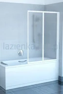 Parawany nawannowe - Ravak Parawan nawannowy dwuelementowy biel+transparent VS2 105 Supernova 796M010 - miniaturka - grafika 1