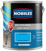 Farby do metalu - Nobiles Emalia Ftalonal lazurowa 5 l - miniaturka - grafika 1