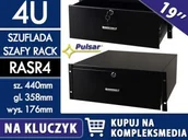 Akcesoria do szaf serwerowych - PULSAR 4U / 358mm - Szuflada do szaf RACK 19 marki W PAKIETACH KUPISZ TANIEJ! RASR4 - miniaturka - grafika 1